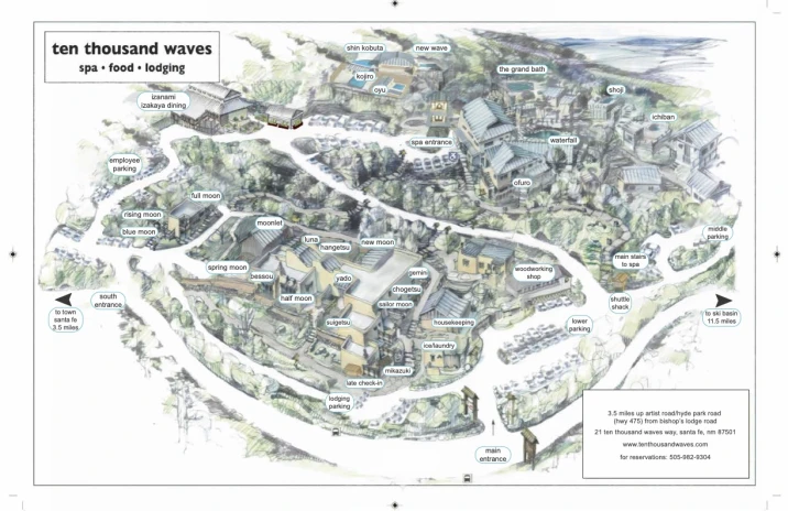 Ten Thousand Waves property map